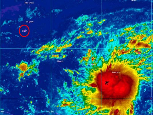 グアム11月台風予報